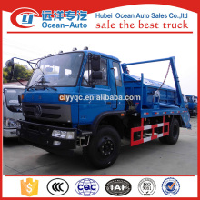 dongfeng 4x2 swing arm refuse collector with 8cbm capacity